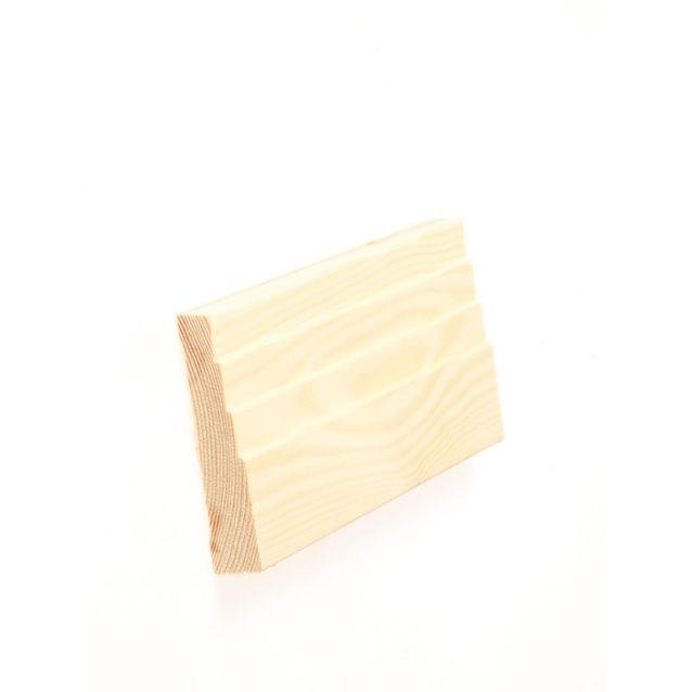 Peitelista/perinnelista Kartano Listat Petsamo, 21x95mm, VM/EM mänty, puuvalmis