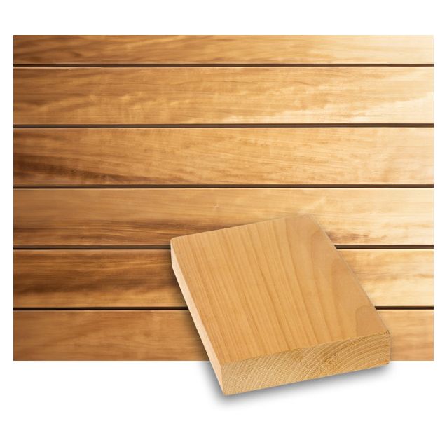 Laudelauta Tuuli Sauna SHP, 28x120mm, haapa, lämpökäsitelty