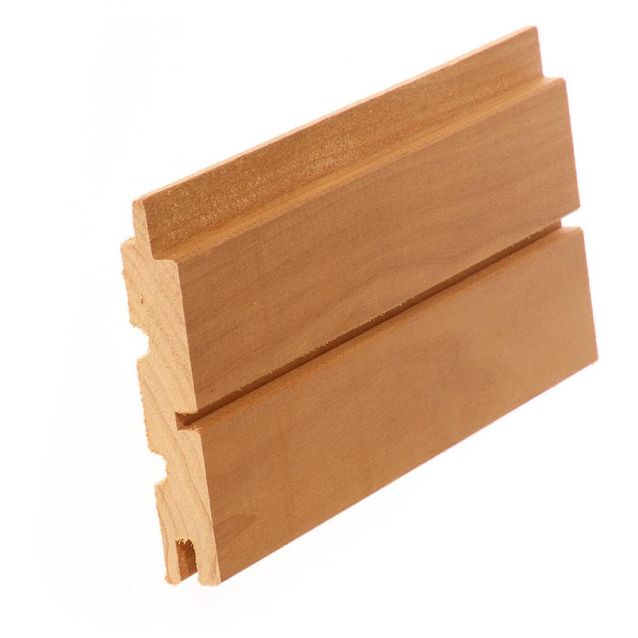 Valeurapaneeli/saunapaneeli Tuuli Sauna STS4, 15x90mm, haapa, lämpökäsitelty