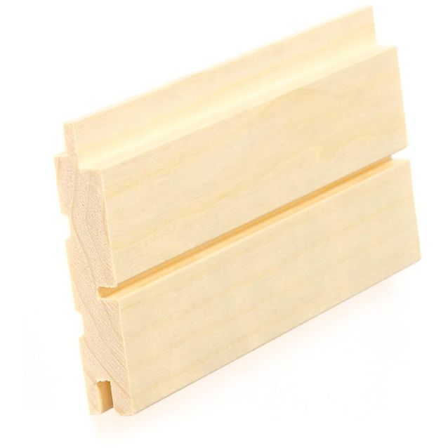 Valeurapaneeli/saunapaneeli Tuuli Sauna STS4, 15x90mm, haapa, puuvalmis