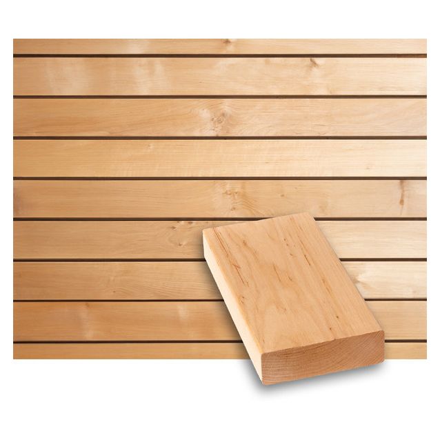Laudelauta Tuuli Sauna SHP, 28x90mm, tervaleppä, puuvalmis