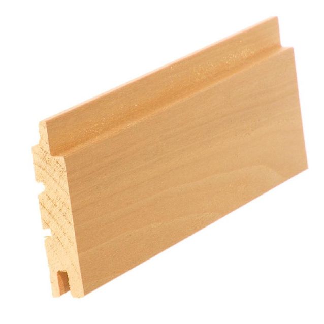 Saunapaneeli Tuuli Sauna STS4, 15x70mm, haapa, lämpökäsitelty