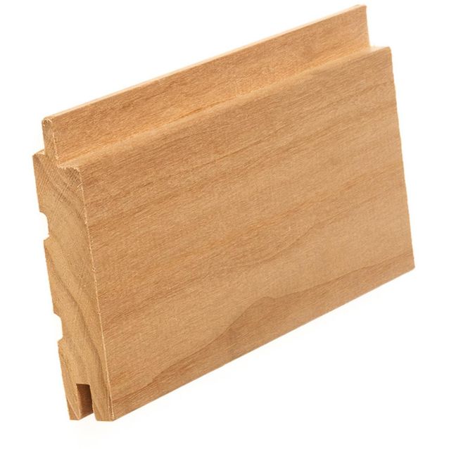 Saunapaneeli Tuuli Sauna STS4, 15x90mm, haapa, lämpökäsitelty