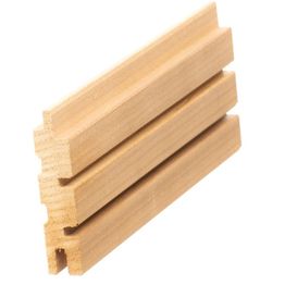 Valeurapaneeli/saunapaneeli Tuuli Sauna STS4, 15x70mm, haapa, lämpökäsitelty