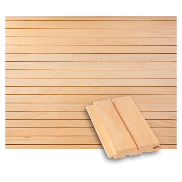 Valeurapaneeli/saunapaneeli Tuuli Sauna STS4, 15x90mm, tervaleppä, puuvalmis