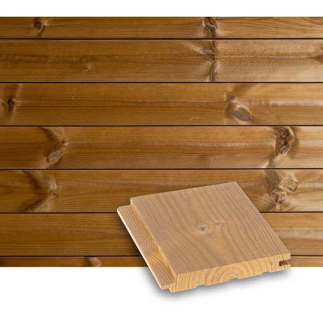 Saunapaneeli Tuuli Sauna STS4, 15x118x1200mm, mänty, lämpökäsitelty