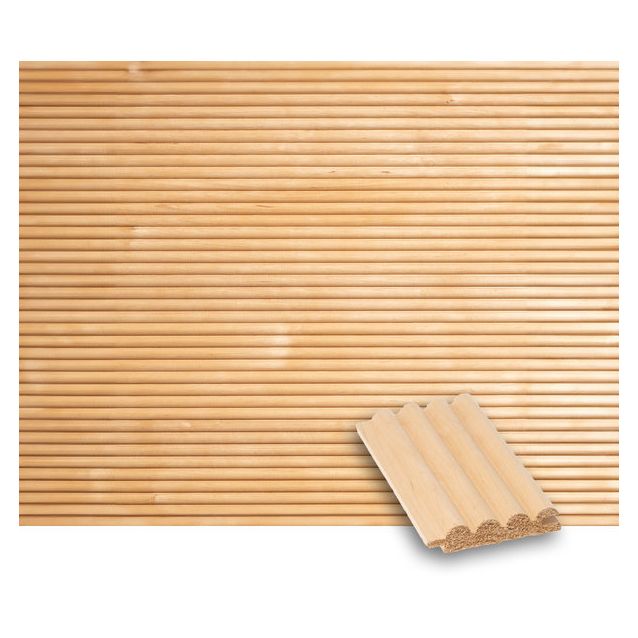 Sormipaneeli Tuuli Sauna STK, 15x66mm, tervaleppä, puuvalmis