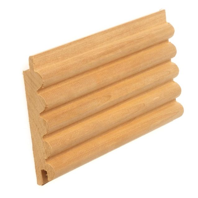 Sormipaneeli Tuuli Sauna STK, 15x80mm, haapa, lämpökäsitelty