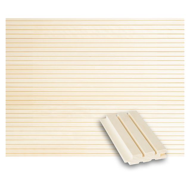 Valeurapaneeli/saunapaneeli Tuuli Sauna STS4, 15x70mm, haapa, puuvalmis