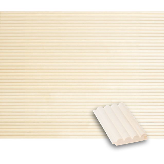 Sormipaneeli Lauta, 15x66x2700mm, haapa, puuvalmis