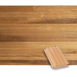 Sormipaneeli Tuuli Sauna STK, 15x66mm, haapa, lämpökäsitelty