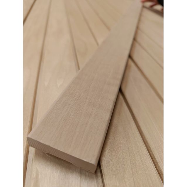 Peitelista Lauta, 12x42mm, lämpökäsitelty haapa