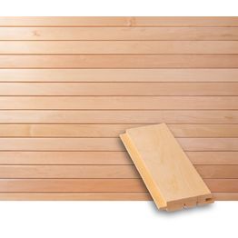 Saunapaneeli/sisustuspaneeli Lauta STS4, 15x68x1500mm, tervaleppä, puuvalmis