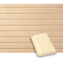 Saunapaneeli/sisustuspaneeli Lauta STP, 15x90x2700mm, haapa, puuvalmis