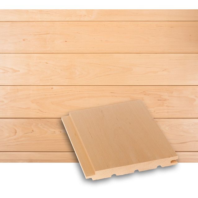 Saunapaneeli/sisustuspaneeli Lauta STS4, 15x140mm, tervaleppä, puuvalmis