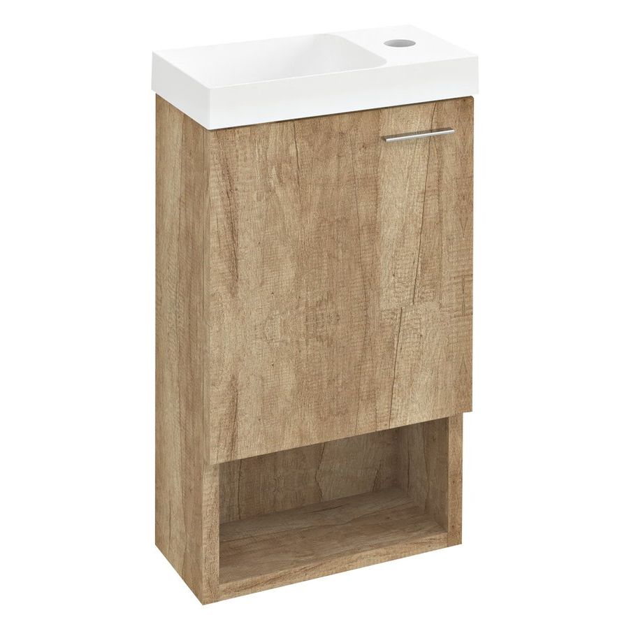 Allaskaappi Interia Latus XI, 30x53x16.5 cm, vaalea tammi