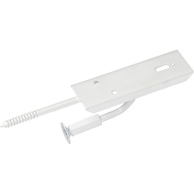 Hyllyn/ikkunalaudan kannatin Lundbergs 120x52x36mm metalli valkoinen