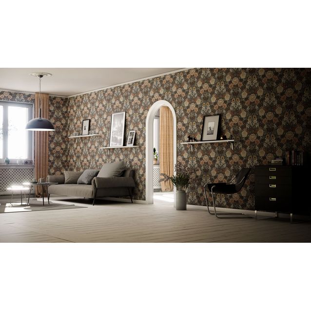 Holvikaari Lundbergs Milano 860 MDF valkoinen