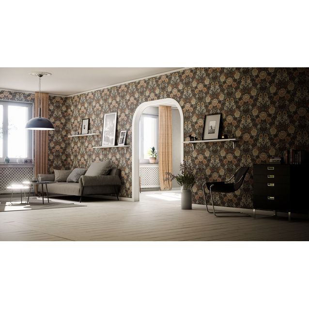 Holvikaari Lundbergs Milano 2000 MDF valkoinen