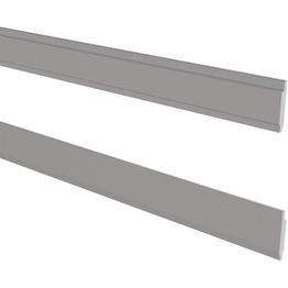 Jalkalista Lundbergs Herrgård 100x2400mm MDF harmaa