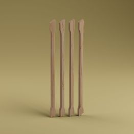 Kaidepinna Lundbergs Helsinki 1030mm alajohteeseen, eri värejä 4kpl/pkt