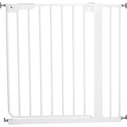 Turvaportti Lundbergs Trofast metalli valkoinen