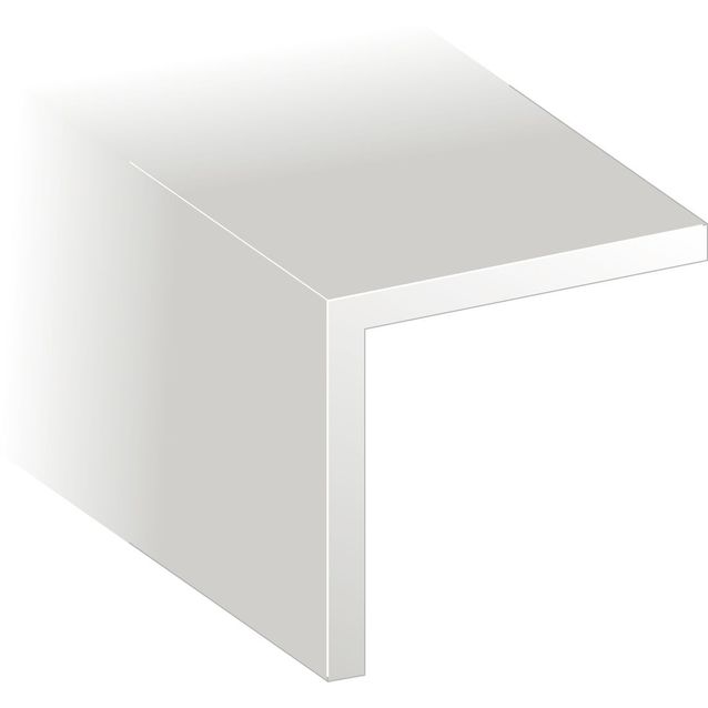 Kulmasuoja Lundbergs Standard alumiini hopea, eri pituuksia