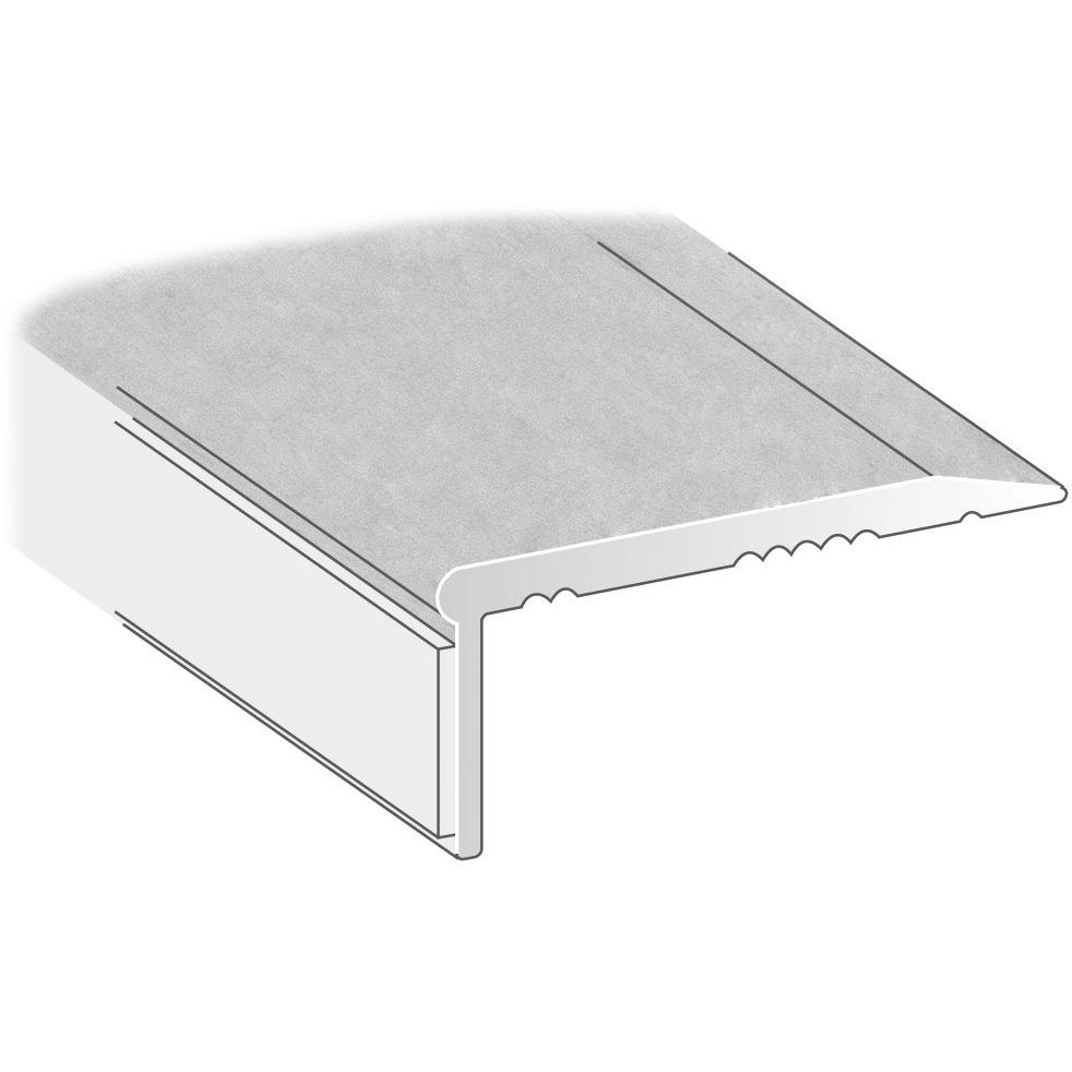 Kynnyslista Lundbergs Fix 25x2000mm alumiini hopea