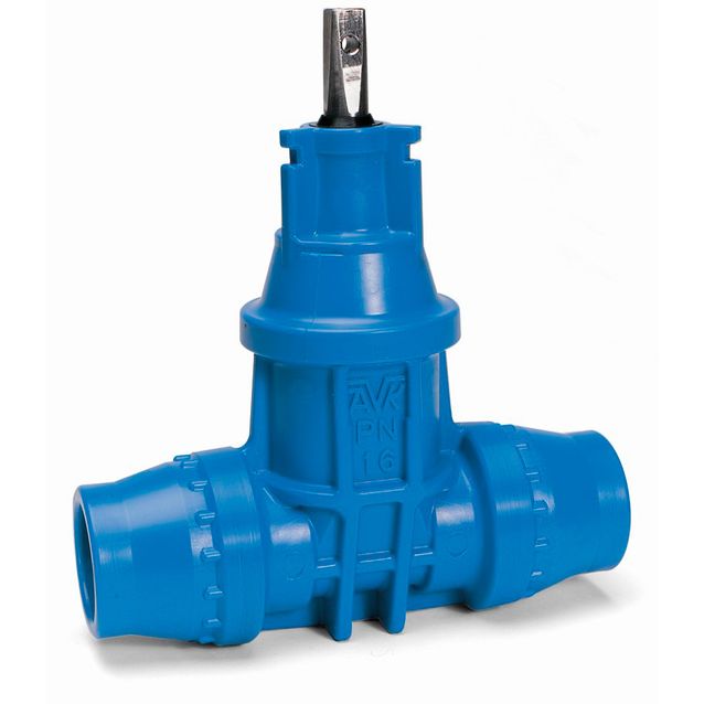 Talosulkuventtiili muovia avk 40mm 16-040-50006 pn16