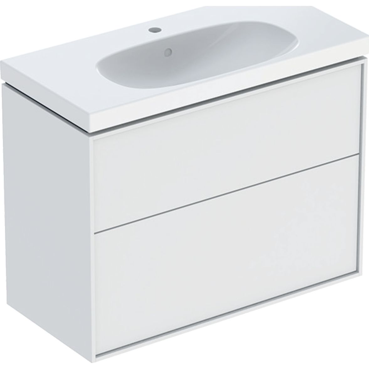 Allaskaappi altaalla IDO Sense Art, compact, 900x422mm, valkoinen