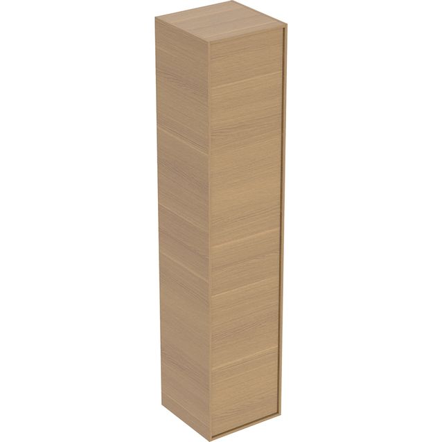 Korkea kaappi IDO Sense Art, 1725x366mm, yksi ovi ja sisäpeili, luonnontammi