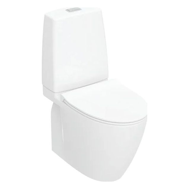 WC-istuin IDO Glow Art, piilo-S-lukko, 2-huuhtelu, TurboFlush, istuinkannella