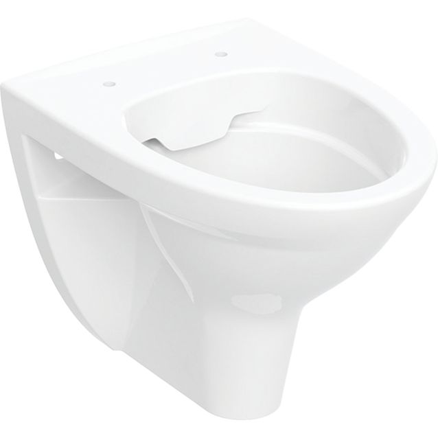 Seinä-WC-istuin IDO Glow Classic Rimfree, huuhtelukaulukseton, 49,5 cm, valkoinen