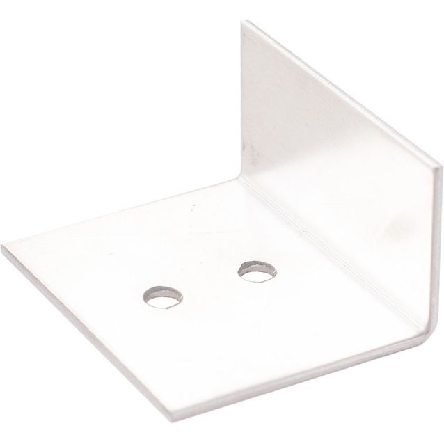 L-stoppari Keraplast, 10mm alumiinia + 2x poraruuvi 4.2x13mm RST 