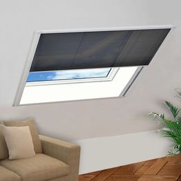 Laskostettu hyönteisverkko ikkunaan 120x120 cm alumiini