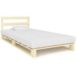 Lavasängynrunko täysi mänty 90x200 cm