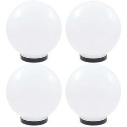 Led-pallovalaisimet 4 kpl 25 cm akryyli