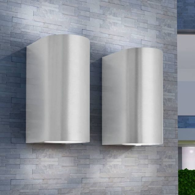 Led-seinävalaisimet ulkotiloihin 2 kpl pyöreä ylös/alas_1