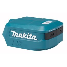 USB-akkuadapteri Makita LXT ADP15 USB-C PD ja USB-A 14,4/18V akuille