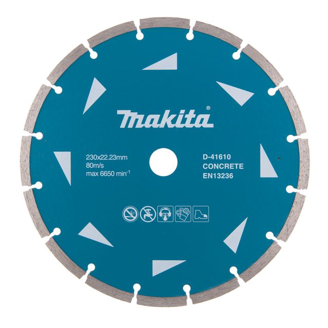Timanttikatkaisulaikka Makita D-41610, 230x22,23x2,6mm, segmentti