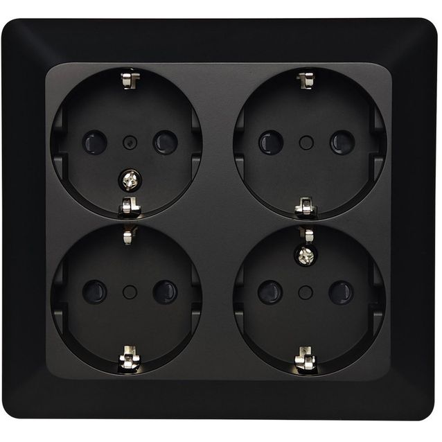 Pistorasia Malmbergs Delta 4-osainen 16 A IP20 pinta