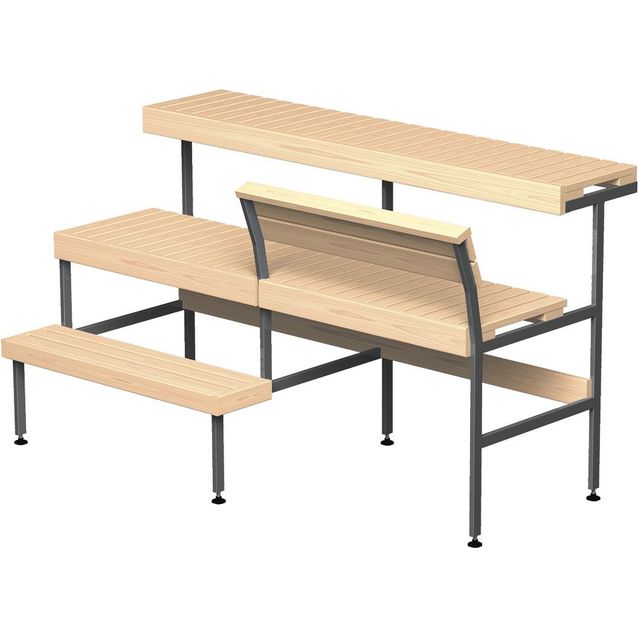 Lauderunko Markki, kiinteä, tumman harmaa