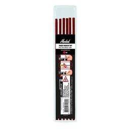 Merkintäkynän varalyijyt Markal Trades-Marker Dry, 2, 8mm, 6 kpl, punainen