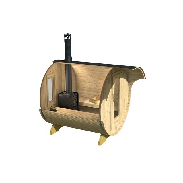 Tynnyrisauna Tene Masku 4.6m²