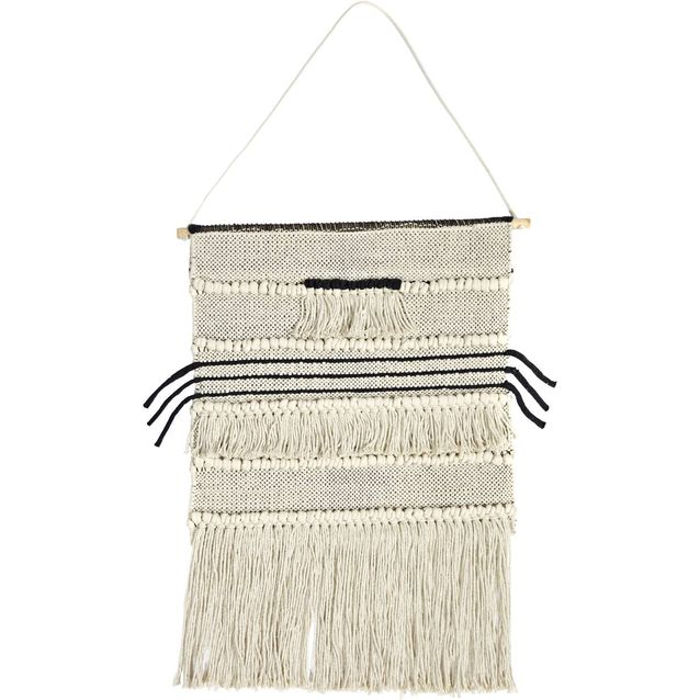 Seinävaate Livianna 50x70cm luonnonvalkoinen/musta