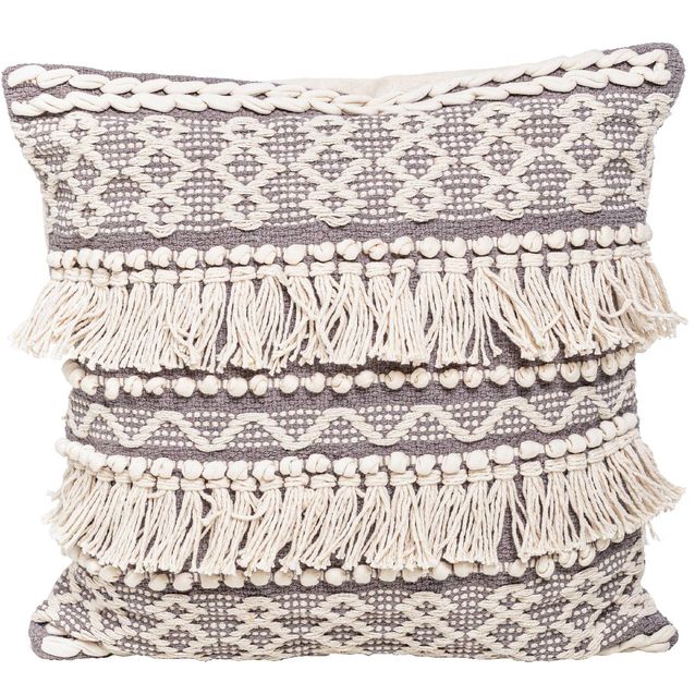 Koristetyyny Livianna Riimu Hapsu 50x50cm harmaa