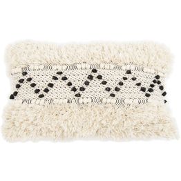 Koristetyyny Livianna Lumo Siksak 30x50cm luonnonvalkoinen