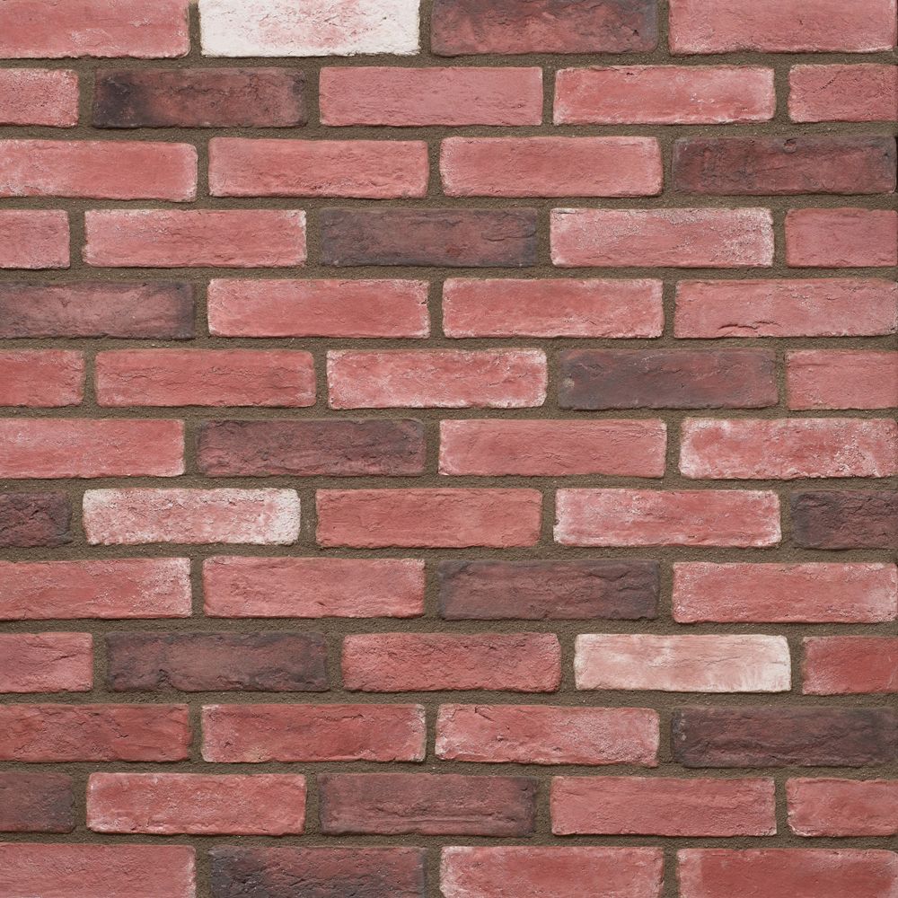 Verhoilukivi Mathios Stone Masterbrick tiili Red Tarnished