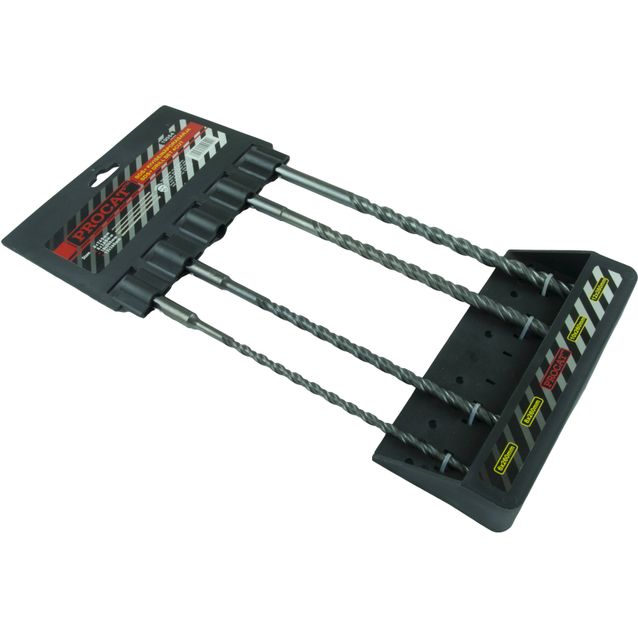 Poranteräsarja Procat SDS-Plus 4-leikkuu 4 osaa 6-8-10-12x260 mm