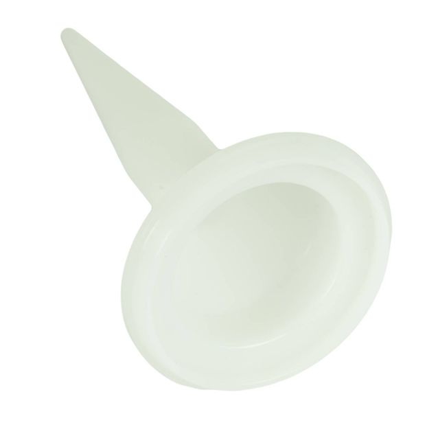 Massapistoolin suutin Cox Avon valkoinen laipalla